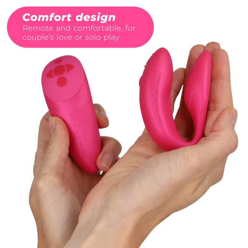 We-Vibe Chorus Vibrator For Couples With Squeeze Control Pink