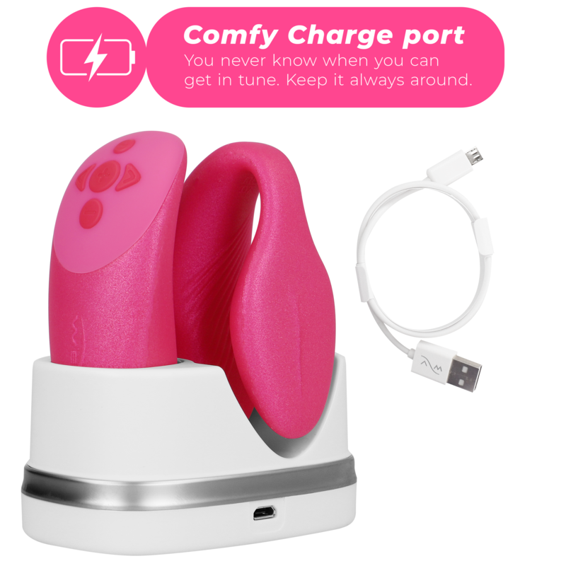 We-Vibe Chorus Vibrator For Couples With Squeeze Control Pink