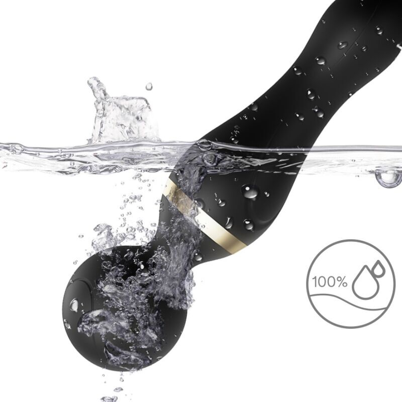 Armony Massagers Armony - Freeza Massager & Vibrator Super Flexible Head Black