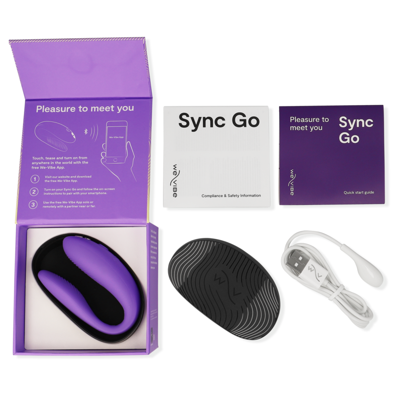We-Vibe Sync Go Estimulador Dual Violeta