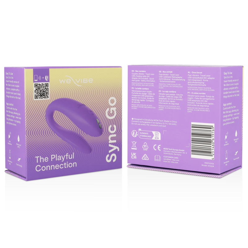 We-Vibe Sync Go Estimulador Dual Violeta