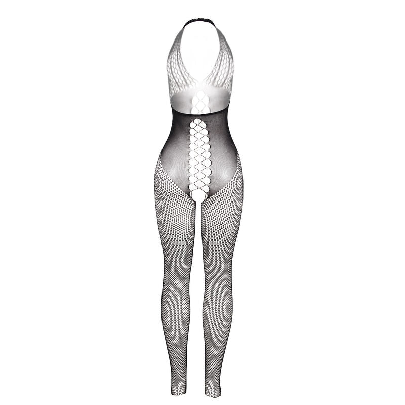 Subblime Bodystockings Subblime - 951832 Bodystocking With Open Back And Cross Details Black One Size