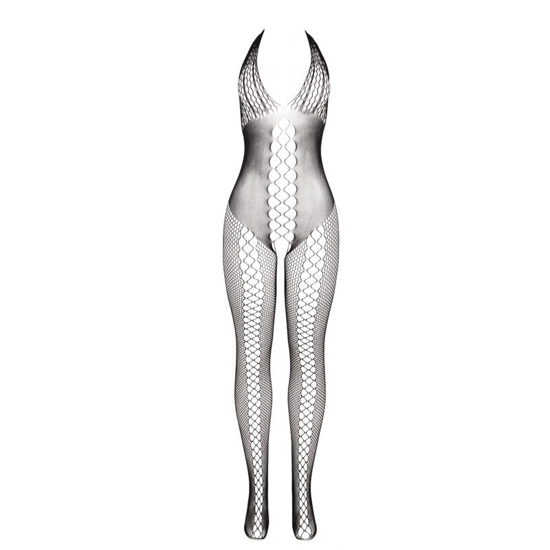 Subblime Bodystockings Subblime - 951832 Bodystocking With Open Back And Cross Details Black One Size