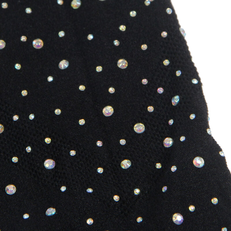 Subblime Dresses Subblime - 952198 Fishnet Dress With Brilliant Diamonds Black One Size