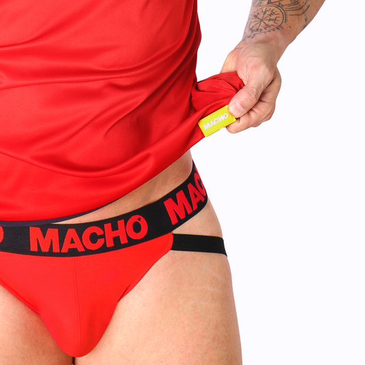 Macho Underwear Macho - Camiseta Roja L/Xl