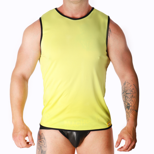 Macho Underwear Macho - Yellow T-Shirt S/M