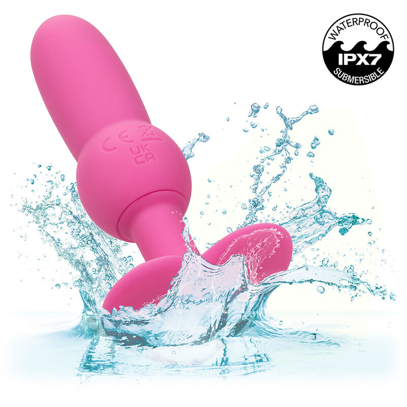 Calexotics First Time Anal Plug Beaded Probe 10 Vibrations Pink