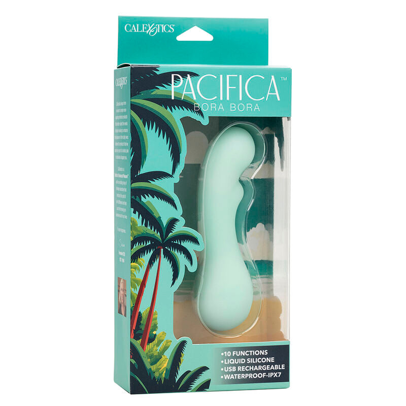 Calexotics Pacifica Bora Bora Estimulator G Spot 10 Vibrations Aqua