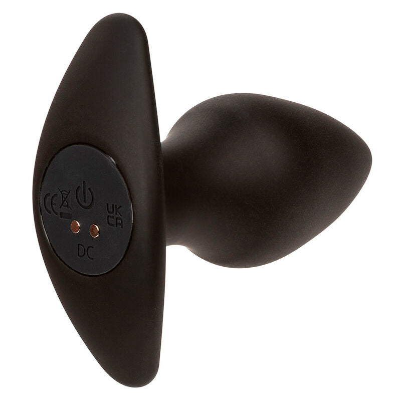 Calexotics Rock Bottom Perfect Anal Plug 10 Vibrations Silicone Black