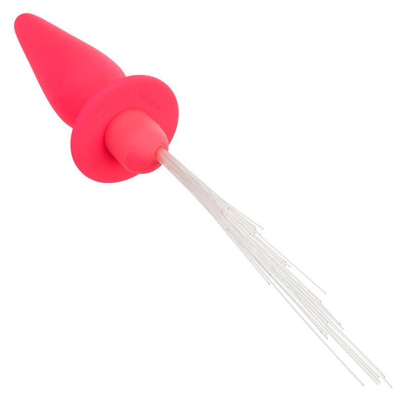 Calexotics Southern Lights Light Up Anal Plug 10 Vibrations Silicone Pink