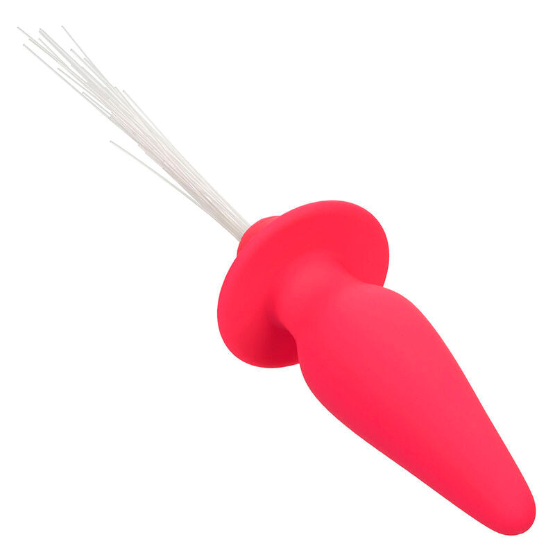 Calexotics Southern Lights Light Up Anal Plug 10 Vibrations Silicone Pink