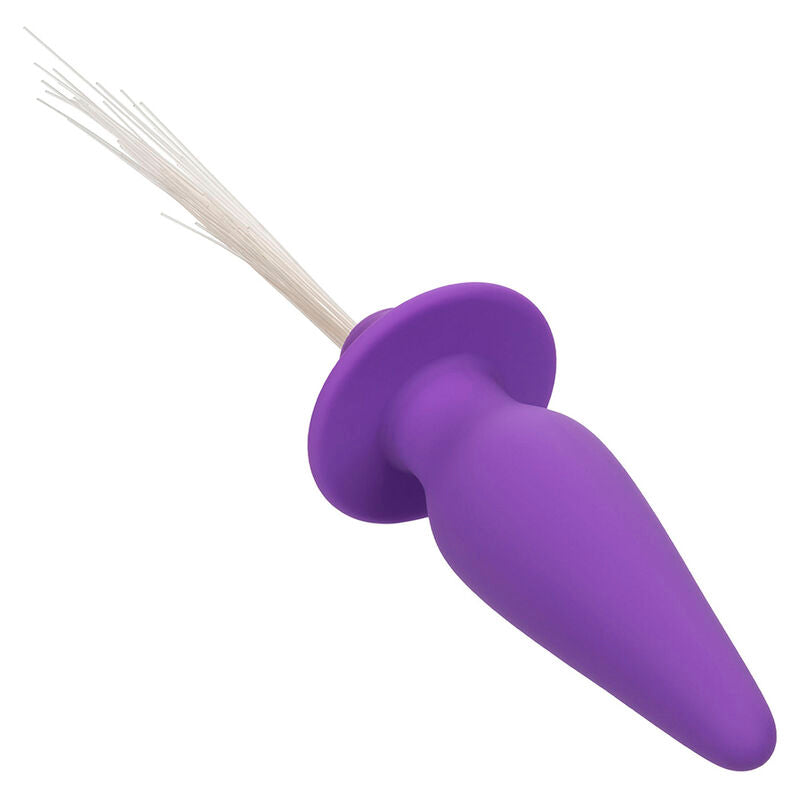Calexotics Southern Lights Light Up Anal Plug 10 Vibrations Silicone Purple