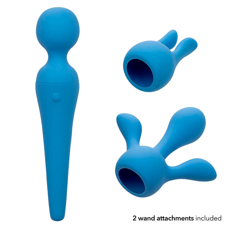 Calexotics Couture Kit Vibrator Wand 10 Vibrations Blue