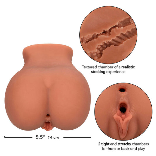 Calexotics The Roller Babe Double Realistic Masturbator Flesh
