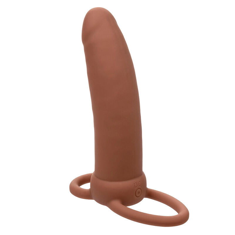 Calexotics Maxx Thick Dual Penetrator 10 Vibrations Brown
