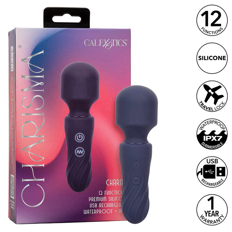 Calexotics Charisma Charm Massager 12 Functions Purple
