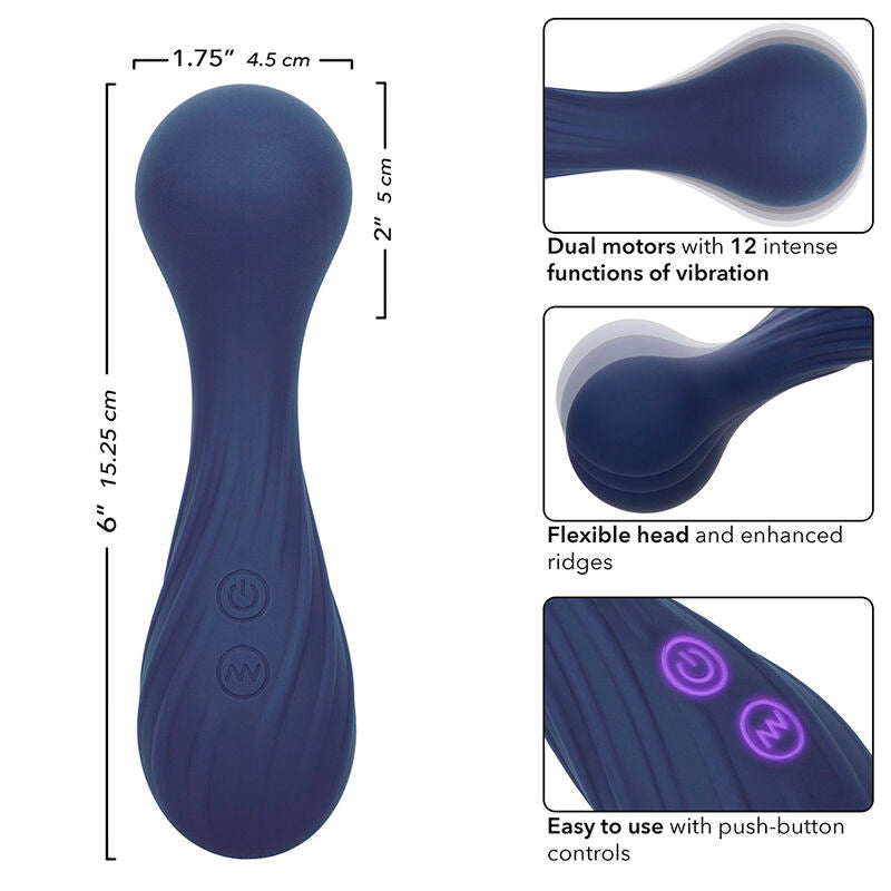 Calexotics Charisma Temptation Massager 12 Functions Purple