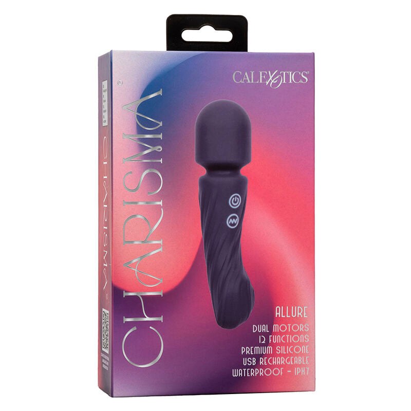 Calexotics Charisma Allure Massager Dual Motors 12 Functions 17.25 Cm X 4.5 Cm Purple