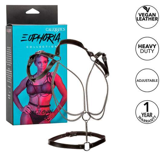 Calexotics Euphoria Multichain Halter Harness Premium