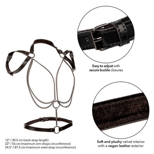 Calexotics Euphoria Multichain Halter Harness Premium