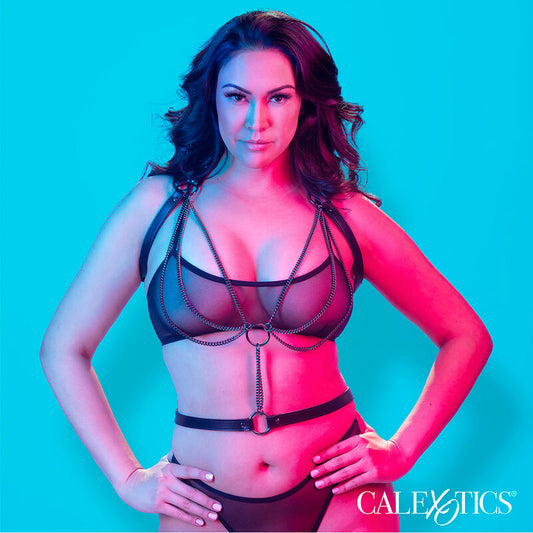 Calexotics Euphoria Multichain Halter Harness Premium Plus Size