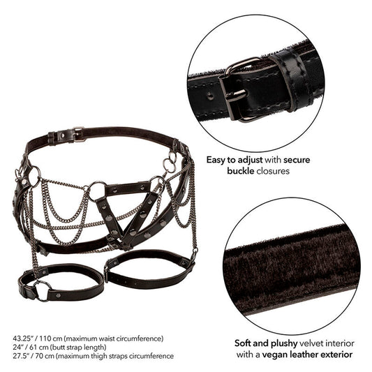 Calexotics Euphoria Multichain Thigh Harness Premium