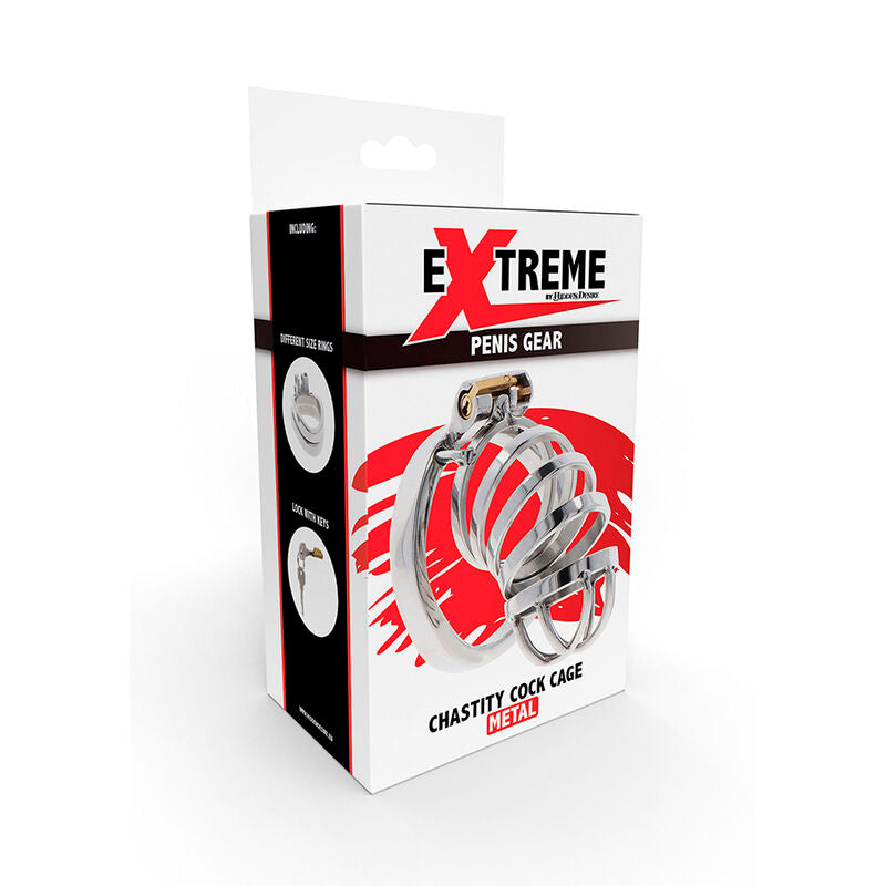 Hidden Desire Extreme Chastity Cock Cage Metal