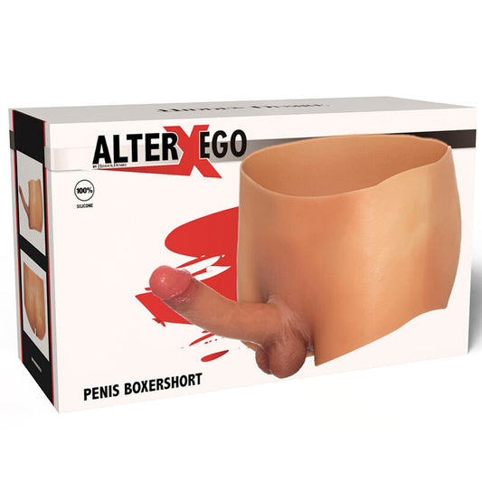 Hidden Desire Alter Ego Boxershot With Penis 18 Cm Size L
