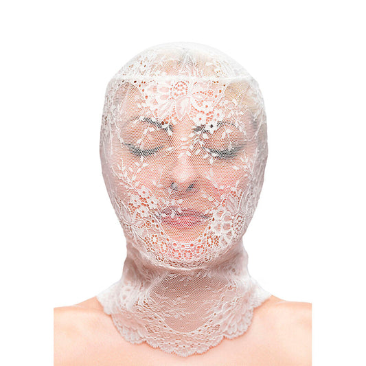 Ns Novelties Fetish & Fashion Lace Hood White