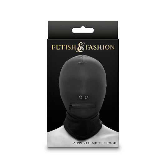 NS Novelties NS Novelties Fetish & Fashion Zippered Mouth Hood Sort