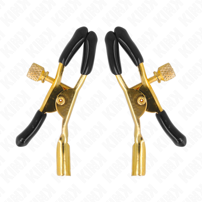 Kink Nipple Grip Kink - Gold Nipple Clamps 6 Cm
