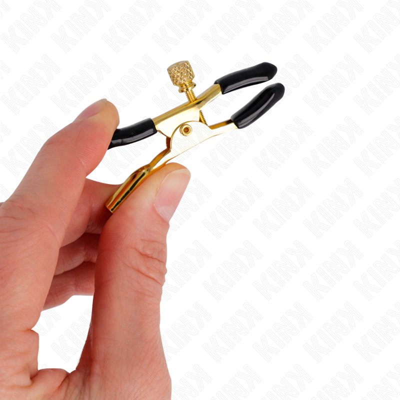 Kink Nipple Grip Kink - Gold Nipple Clamps 6 Cm