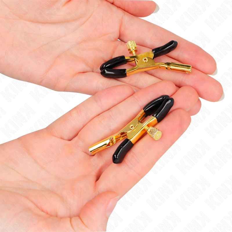 Kink Nipple Grip Kink - Gold Nipple Clamps 6 Cm