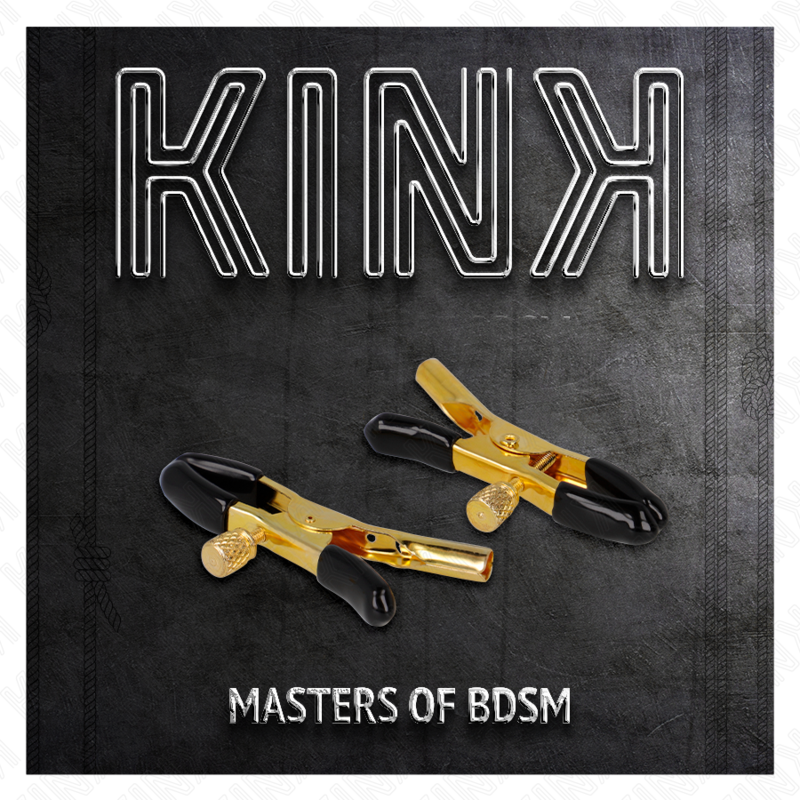 Kink Nipple Grip Kink - Gold Nipple Clamps 6 Cm
