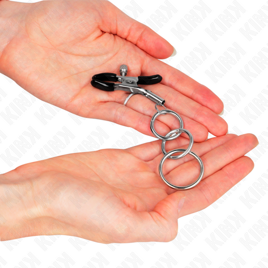 Kink Nipple Grip Kink - 3 O-Ring Nipple Clamp 6 Cm