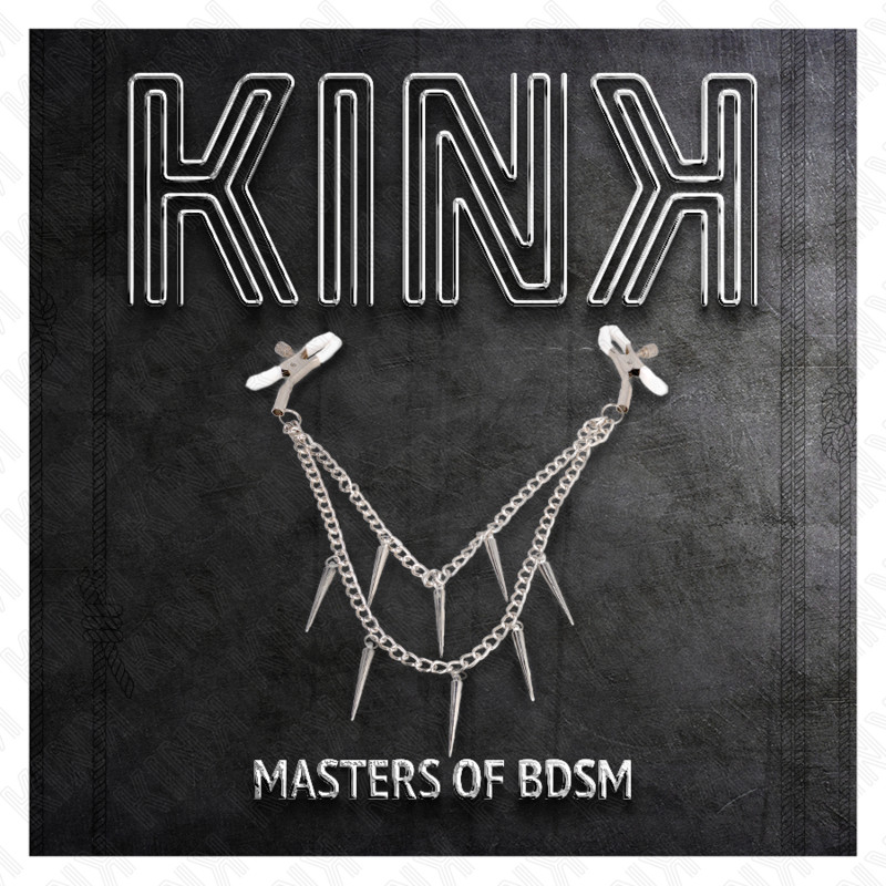 Kink Nipple Grip Kink - Nipple Clamps With Spikes Chains 30 Cm