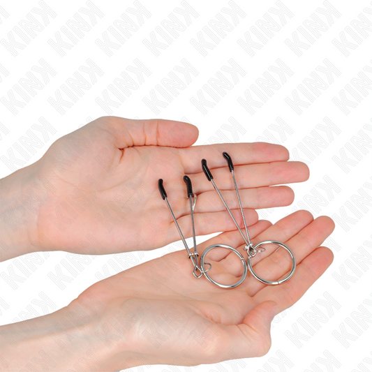 Kink Nipple Grip Kink - Thin Nipple Clamps With O-Ring 7 Cm