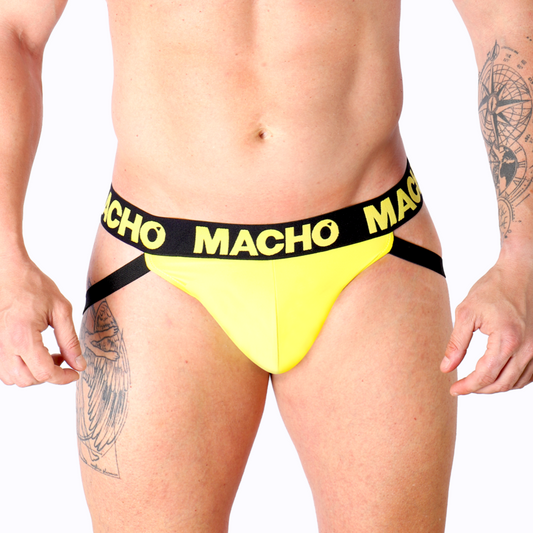 Macho Underwear Macho - Mx25A Jock Amarillo Lycra S