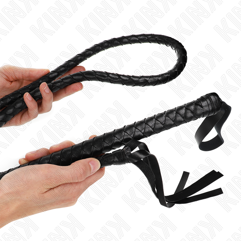 Kink Impact & Touch Kink - Long Black Snake Whip 210 Cm
