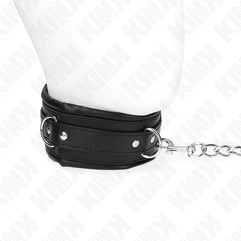 Kink Collar & Gag Kink - Heavy Necklace With Belt 65 Cm Model 4 Adjustable 36.5-50 Cm