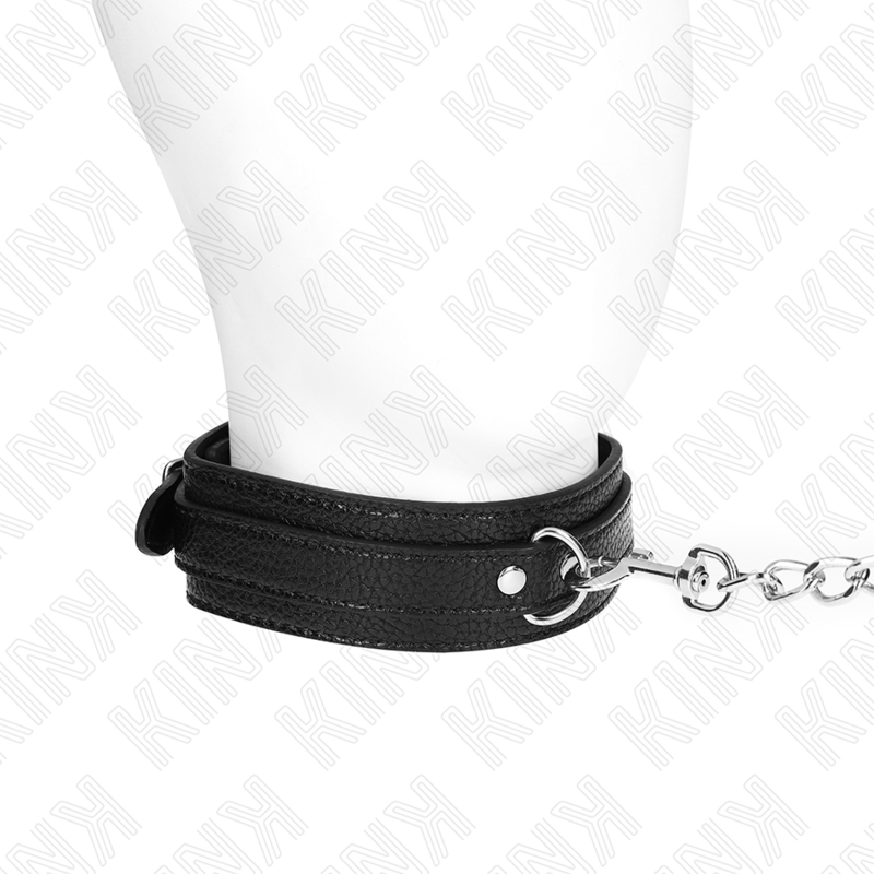 Kink Collar & Gag Kink - Snake Pattern Necklace With Leash 65 Cm