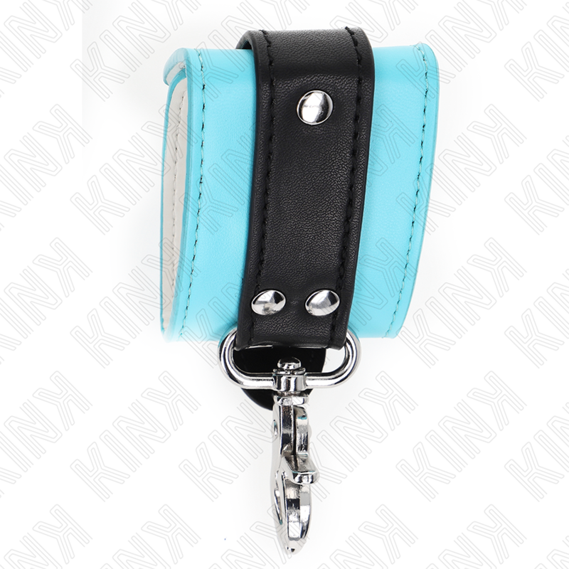 Kink Wrist Restraint Kink - Premium Lockable Wrist Restraints Black / Blue Adjustable 21-28 Cm X 5.5 Cm