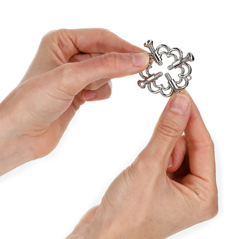 Kink Nipple Grip Kink - Metal Flower Nipple Clamps