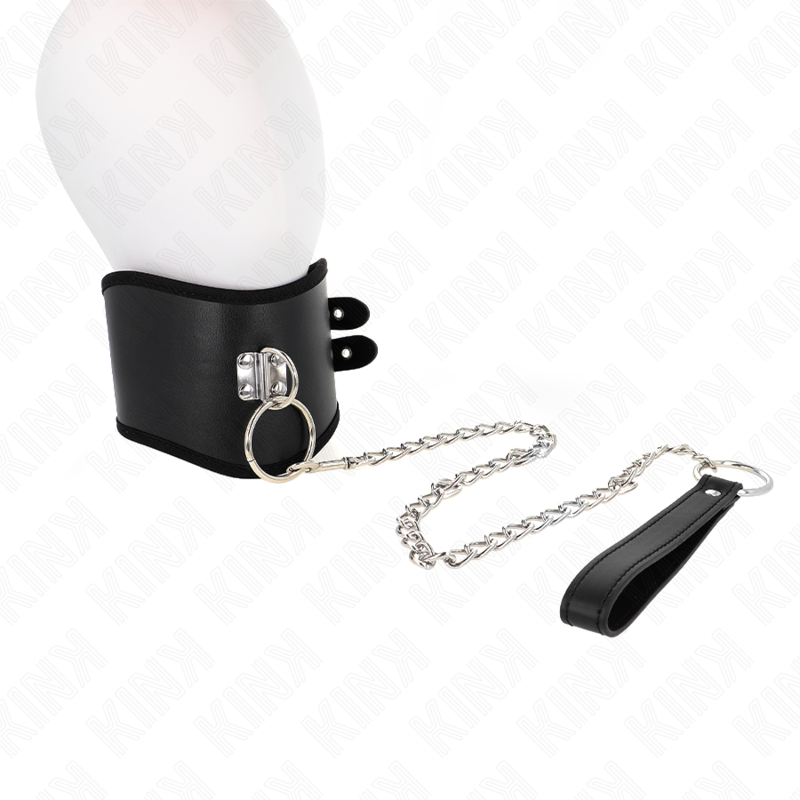 Kink Collar & Gag Kink - Necklace 65 Cm With Wide Strap Adjustable 40-55 Cm X 10 Cm