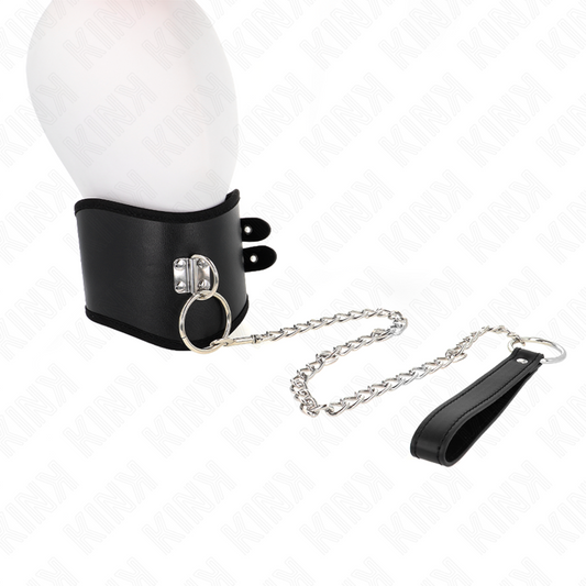 Kink Collar & Gag Kink - Necklace 65 Cm With Wide Strap Adjustable 40-55 Cm X 10 Cm