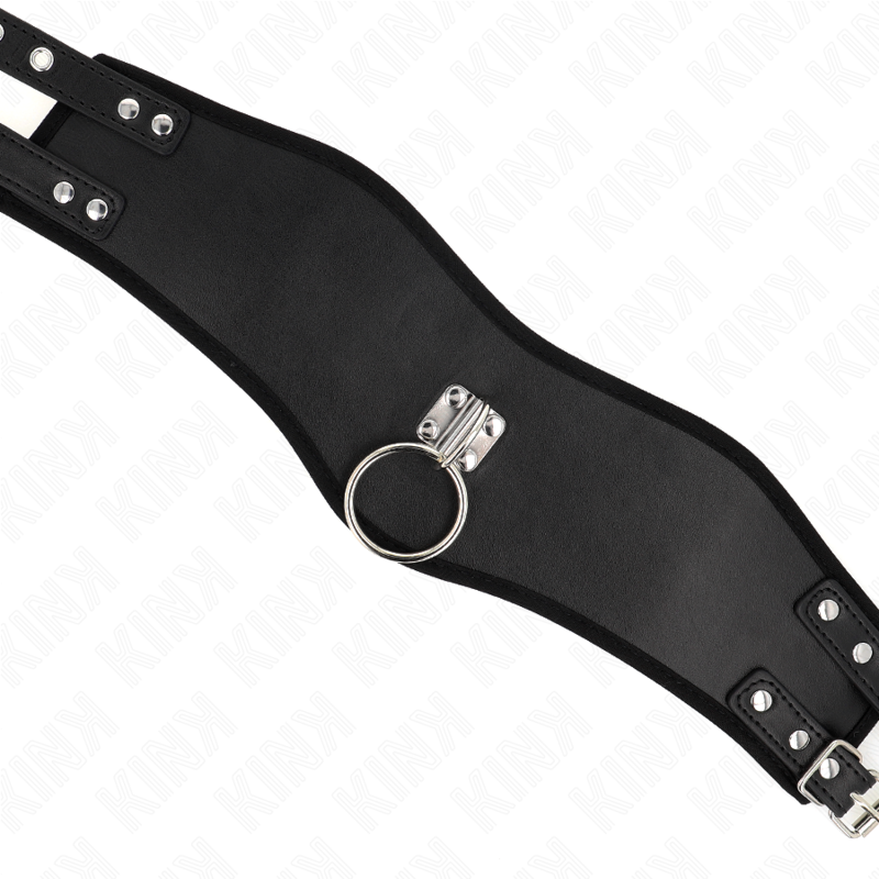 Kink Collar & Gag Kink - Necklace 65 Cm With Wide Strap Adjustable 40-55 Cm X 10 Cm