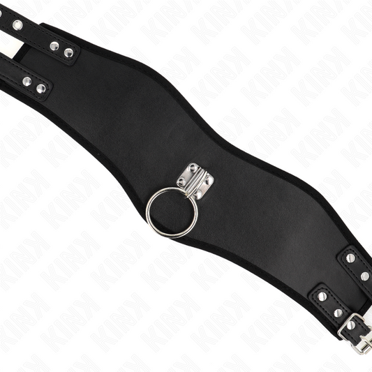 Kink Collar & Gag Kink - Necklace 65 Cm With Wide Strap Adjustable 40-55 Cm X 10 Cm