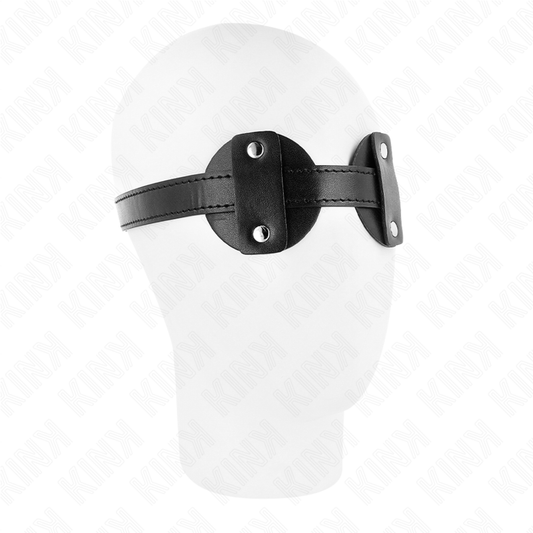 Kink Masked Allure Kink - Round Blindfold Cover 5.9 Cm Adjustable 40.5-67 Cm