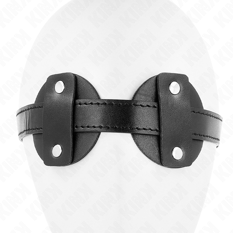 Kink Masked Allure Kink - Round Blindfold Cover 5.9 Cm Adjustable 40.5-67 Cm