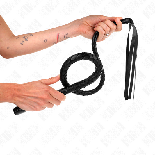Kink Impact & Touch Kink - Long Whip With Beads 110 Cm